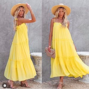 Vici yellow dress